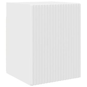 vidaXL TV-Wandschrank 30 x 31 x 40 cm Gl&auml;nzend Wei&szlig; Holzwerkstoff