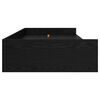 vidaXL Bettrahmen Schwarz Eichen-Optik 80 x 200 cm Holzwerkstoff