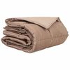 vidaXL Sommerdecke Gold 200 x 140 cm Satin und Mikrofaser