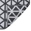 vidaXL Outdoor-Teppich ARAKIL Schwarz 140x200 cm PP