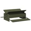 vidaXL H&uuml;hnertretfeeder Olive Gr&uuml;n 75 x 53 x 20,5 cm