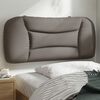 vidaXL Kopfteil-Kissen "Hvar" Taupe 80 cm Stoff