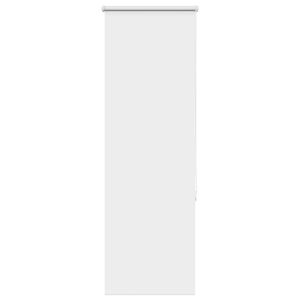 vidaXL Verdunkelungsrollo Wei&szlig; 40x130cm Stoffbreite 35,7 cm Polyester