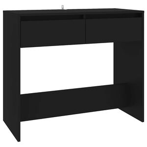 vidaXL Konsolentisch Schwarz 89x41x76,5 cm Holzwerkstoff