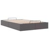 vidaXL Ottoman-Bett ohne Matratze Grau 120x190 cm Kunstleder