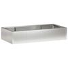 vidaXL St&uuml;tzmauer 6 stk. 200 x 100 x 40 cm Edelstahl Silber
