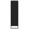 vidaXL B&uuml;cherregal 2 pcs Schwarz Eichen-Optik 99,5 x 30 x 108 cm