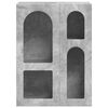 vidaXL Sideboard Beton Grau 59 x 35 x 80,5 cm Holzwerkstoff