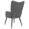 vidaXL Relaxsessel Dunkelgrau Stoff