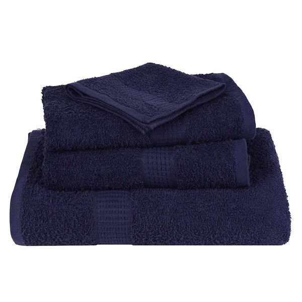 vidaXL Wascht&uuml;cher FROGN 2 Stk. Marineblau 30x30 cm 360 g/m&sup2;