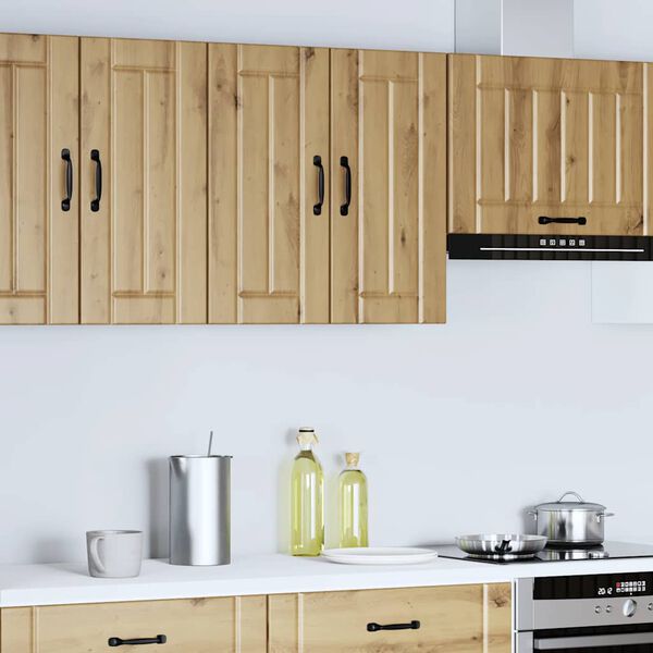 vidaXL K&uuml;chen-H&auml;ngeschrank Lucca Artisan-Eiche Holzwerkstoff