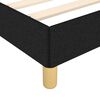 vidaXL Bettgestell ohne Matratze Schwarz 120x190 cm Stoff