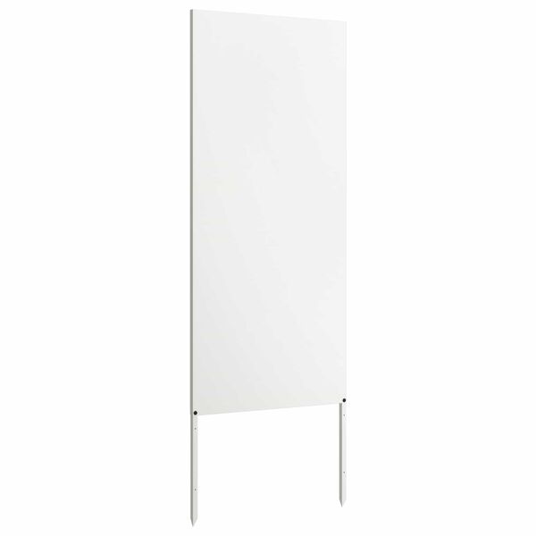 vidaXL Garten Sichtschutz-Leinwand Wei&szlig; 50 x 140 cm