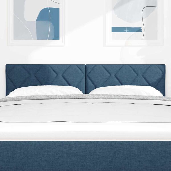 vidaXL Kopfteil Blau 160 cm Stoff
