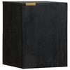 vidaXL Bad-H&auml;ngeschrank Schwarz 38x33x48 cm Holzwerkstoff