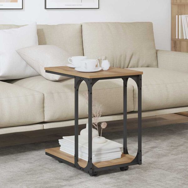 vidaXL Beistelltisch Artisan-Eiche 50 x 35 x 55.5 cm Holzwerkstoff