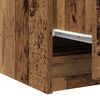 vidaXL Badezimmerschrank mit T&uuml;r Altholz 78 x 37 x 59 cm Holzwerkstoff