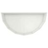 vidaXL Pflanzk&uuml;bel Wei&szlig; 90 x 45 x 35 cm Stahl