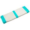 vidaXL Aufblasbare Gymnastikmatte mit Pumpe 500x100x20 cm PVC Gr&uuml;n