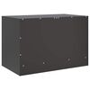 vidaXL TV-Schrank Schwarz 67x39x44 cm Stahl