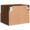 vidaXL TV-Wandschr&auml;nke 2 Stk. Braun Eiche-Optik 40x30x30 cm