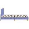 vidaXL Kinderbettgestell mit Kopfteil Jeans blau 80 x 200 cm Stoff