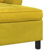 vidaXL Lounge-Liege mit Kissen Gelb 91 x 157 x 91 cm Samt
