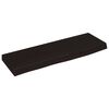 vidaXL Wandregal Dunkelbraun 60x20x4 cm Massivholz Eiche Behandelt