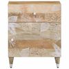 vidaXL Nachttisch 50x33x60 cm Massivholz Mango