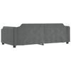 vidaXL Tagesbett Ausziehbar Dunkelgrau 100x200 cm Stoff