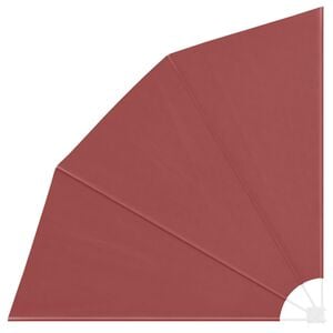 vidaXL Faltbarer Balkonf&auml;cher Terracotta-Rot 210&times;210 cm