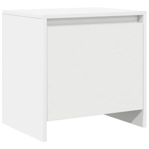vidaXL Nachttisch Wei&szlig; 45x34x44,5 cm Holzwerkstoff