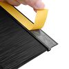 vidaXL Selbstklebende T&uuml;rb&uuml;rstendichtungen 6 pcs Schwarz 100 cm