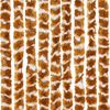 vidaXL Insektenschutz-Vorhang Ocker und Wei&szlig; 100x220 cm Chenille