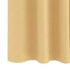 vidaXL Verdunkelungs-Vorhänge mit Ringen 2 pcs Beige 140 x 140 cm