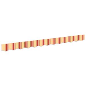 vidaXL Markisensch&uuml;rzen-Ersatz Gelb und Orange 2,5 m Polyester