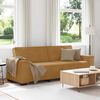 vidaXL 3-Sitzer-Sofa Braun 220x78x84 cm Samt