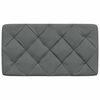 vidaXL Kopfteil-Kissen Dunkelgrau 90 cm Stoff