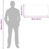 vidaXL K&uuml;chenr&uuml;ckwand 2 pcs Hellgrau 90 x 40 cm Geh&auml;rtetes Glas
