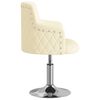vidaXL Esszimmerst&uuml;hle 2 Stk. Creme Stoff