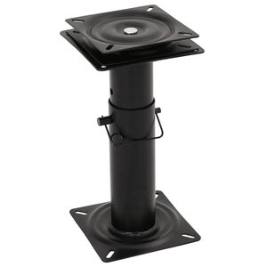 vidaXL Bootssitz-Podest 360&deg; Drehbar Verstellbar Stahl