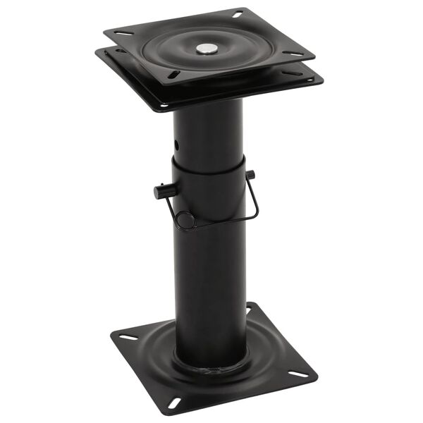 vidaXL Bootssitz-Podest 360&deg; Drehbar Verstellbar Stahl