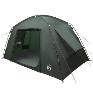vidaXL H&uuml;tten-Zelt mit Dach Olivegr&uuml;n 300 x 210 x 156 cm Polyester