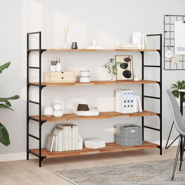 vidaXL Schweberegale 2 Stk. 160x40x2 cm Massivholz Akazie &Ouml;lbehandelt