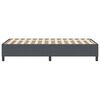 vidaXL Plattformbettgestell Dunkelgrau 90 x 190 cm Stoff