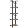 vidaXL B&uuml;cherregal Altholz 40 x 30 x 155 cm Holzwerkstoff