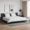 vidaXL Decke mit Kissen 3 pcs Wei&szlig; Mikrofaser und Daunenfedern