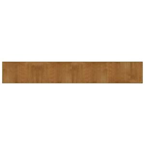 vidaXL Teppich Rechteckig Braun 60x400 cm Bambus