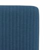 vidaXL Esszimmerst&uuml;hle 6 Stk. Blau Stoff
