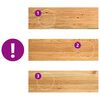 vidaXL Treppenstufen 16 Stk. Hellbraun 80x25x2 cm Massivholz Eiche
